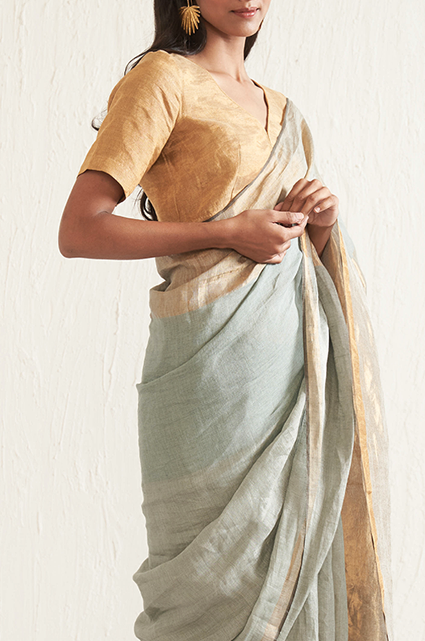 TEAL SAREE