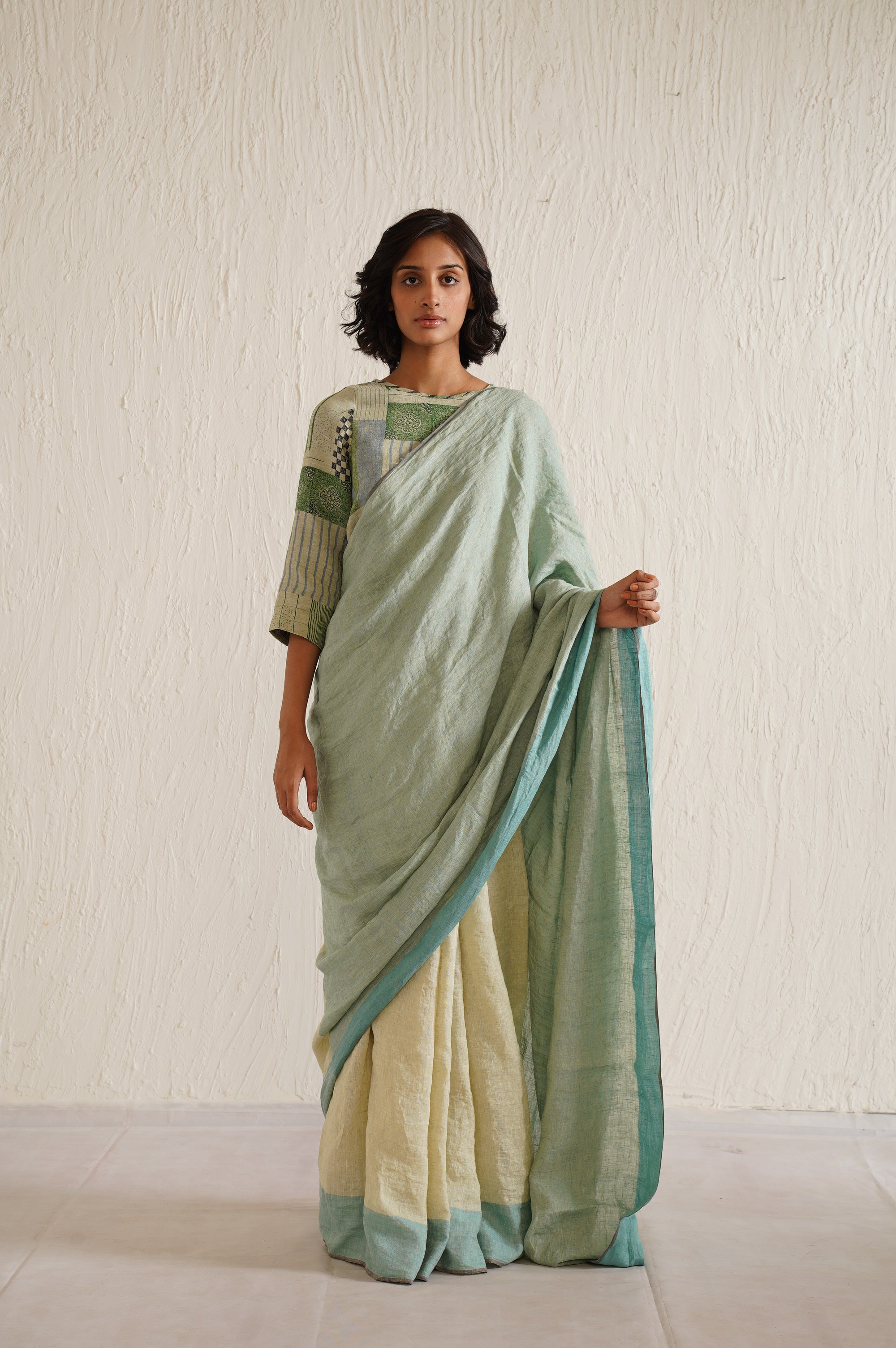 TEAL SAREE