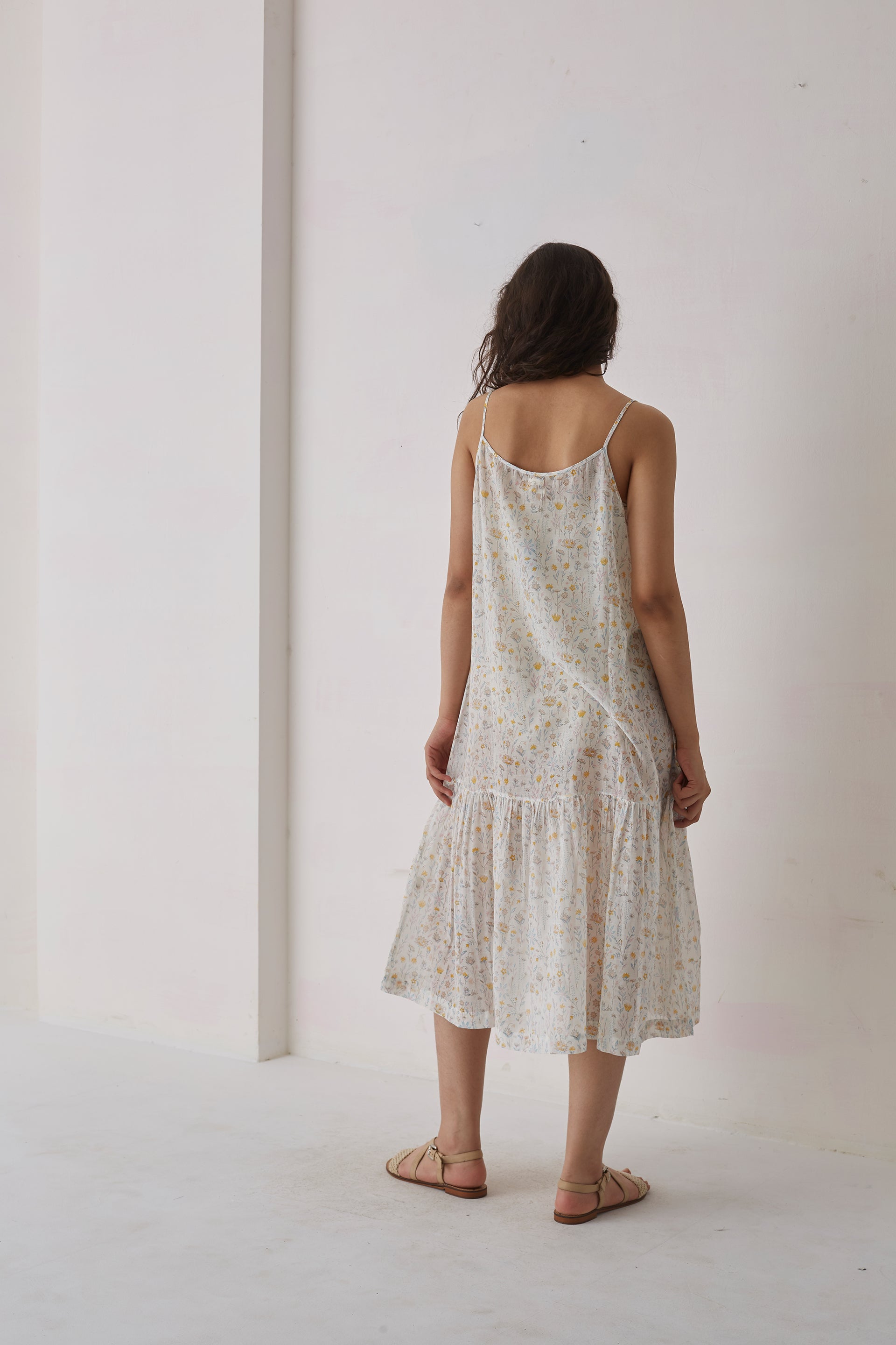 BLOCK-PRINTED COTTON SILK UNDERLAYER