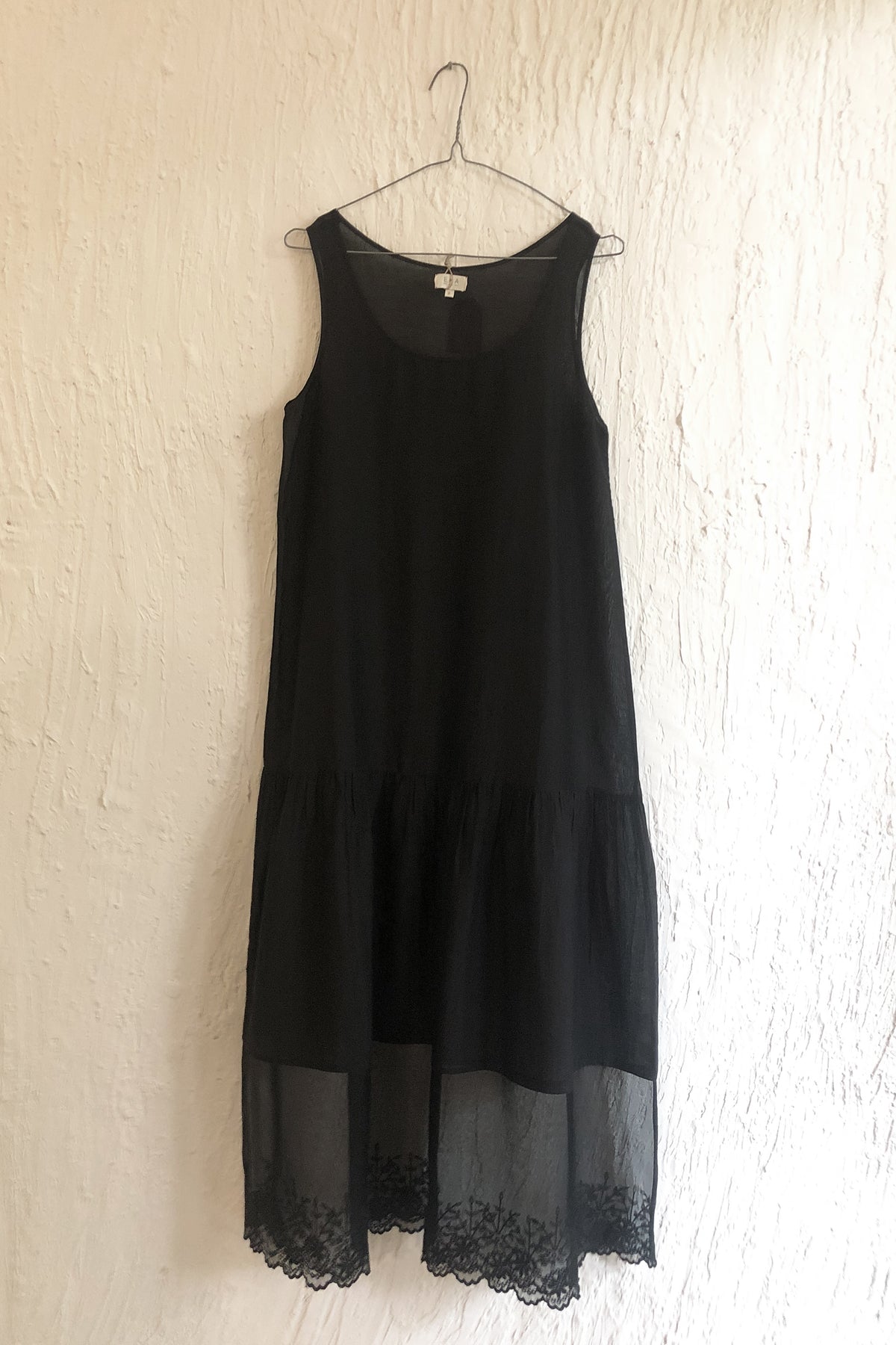 COTTON SILK UNDERLAYER WITH ORGANZA