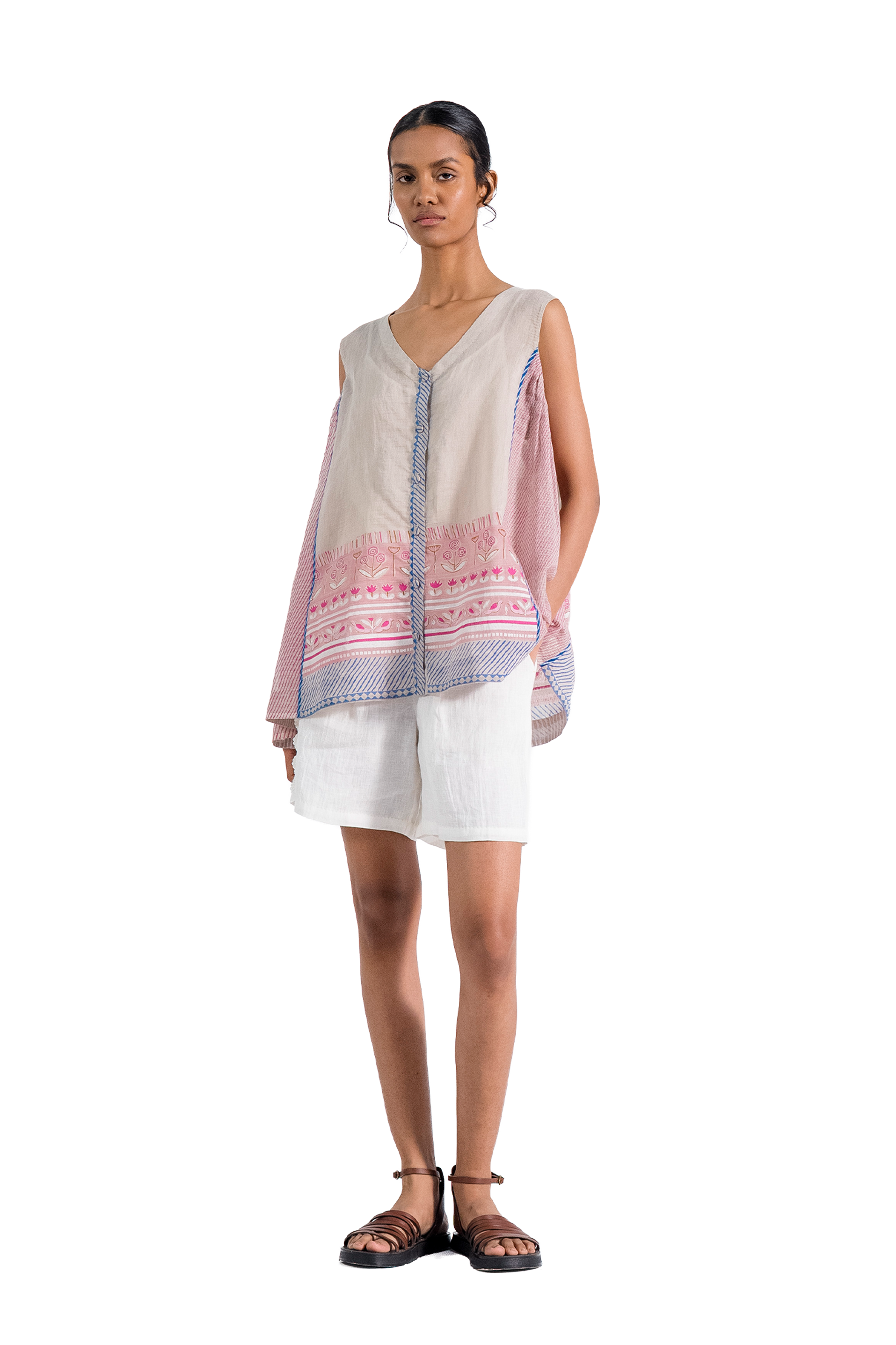 COSMOS SLEEVELESS  TOP